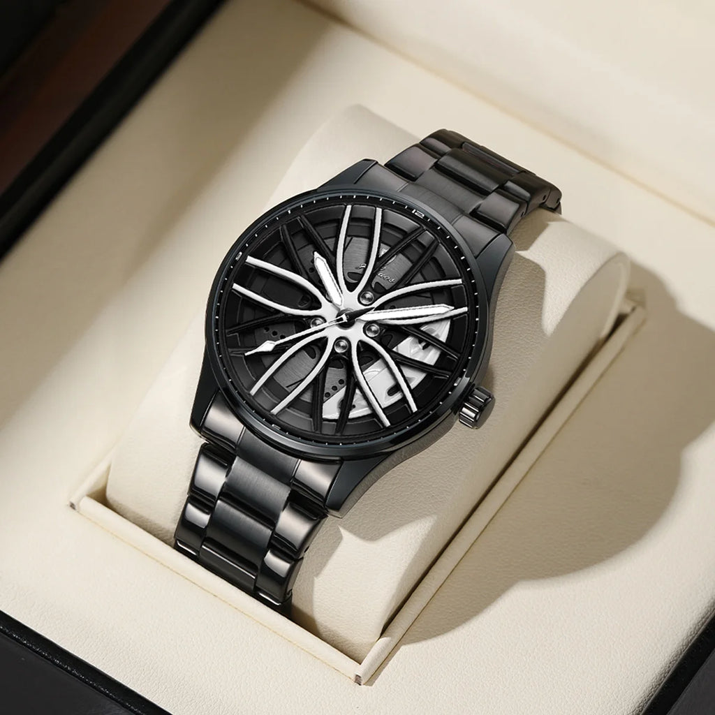 WheelTime – Montre Racing Quartz pour Homme