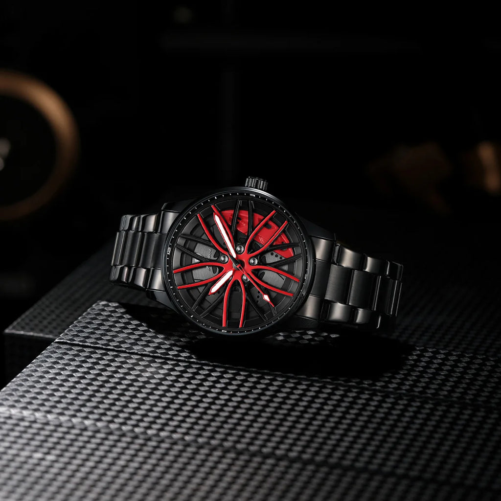 WheelTime – Montre Racing Quartz pour Homme