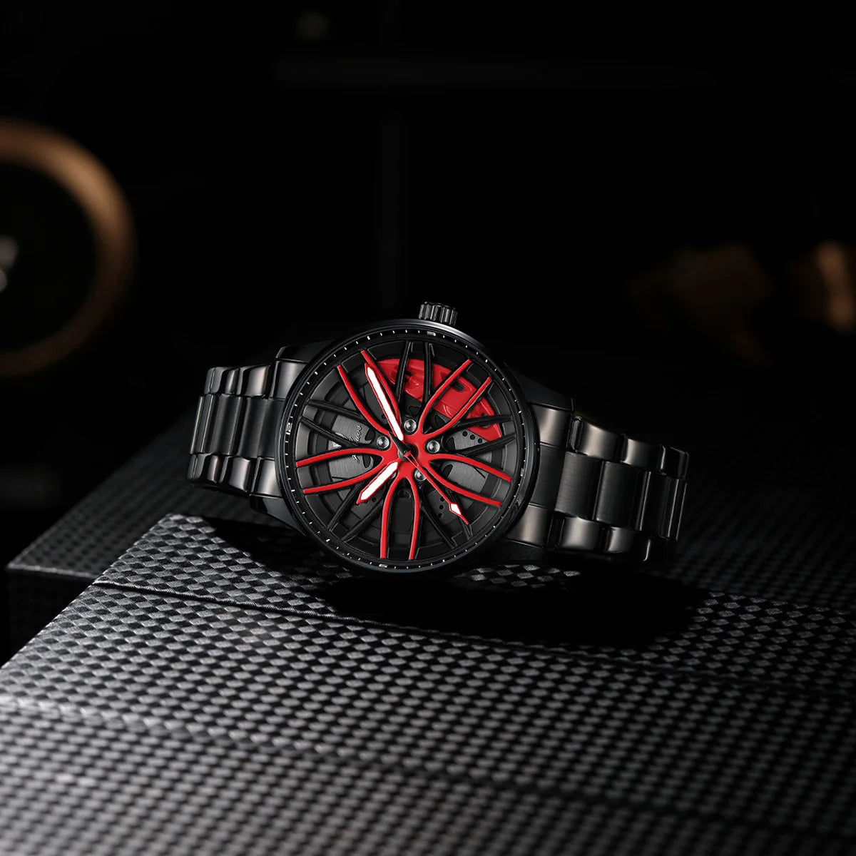 WheelTime – Montre Racing Quartz pour Homme