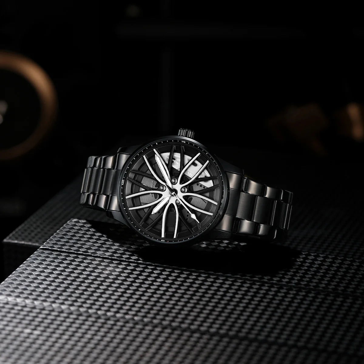WheelTime – Montre Racing Quartz pour Homme