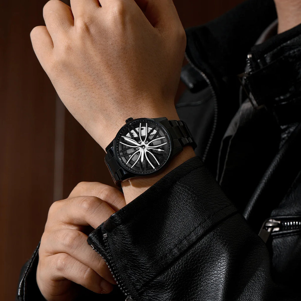 WheelTime – Montre Racing Quartz pour Homme
