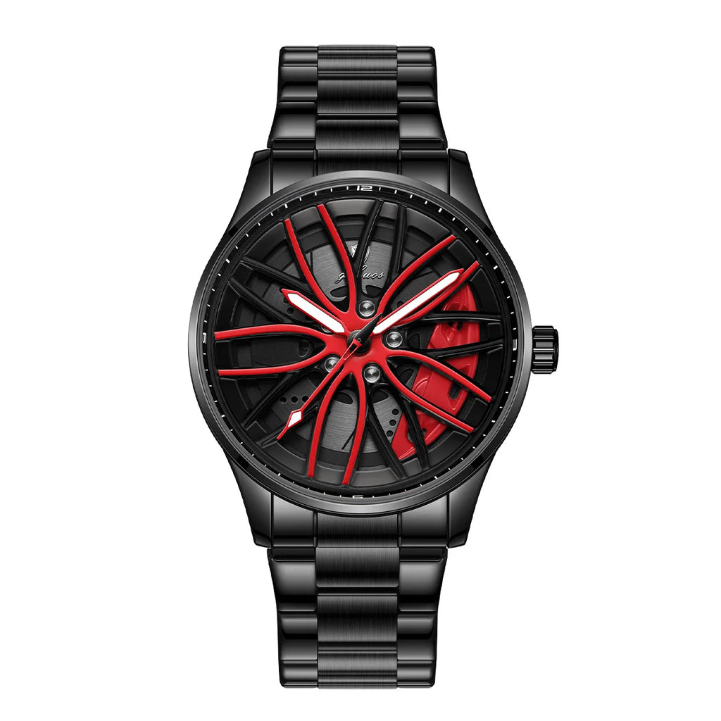 WheelTime – Montre Racing Quartz pour Homme
