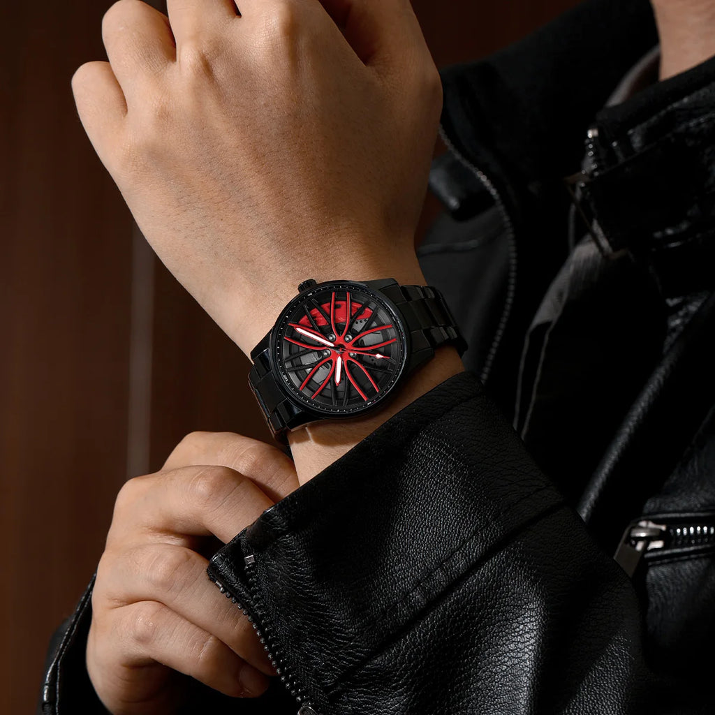 WheelTime – Montre Racing Quartz pour Homme